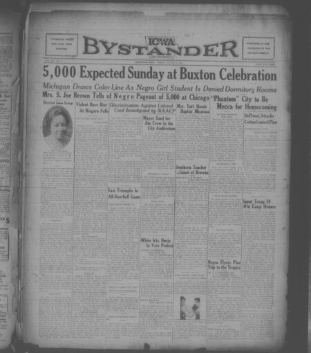 Iowa bystander. volume 41, number 11, August 31, 1934