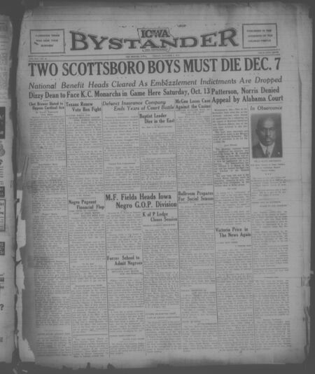 Iowa bystander. volume 41, number 16, October 05, 1934