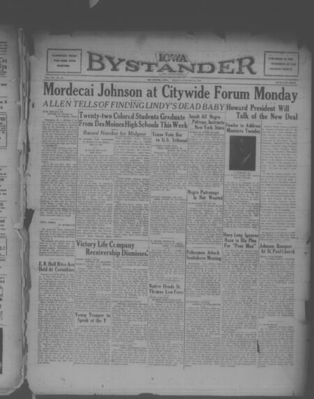 Iowa bystander. volume 41, number 32, January 25, 1935