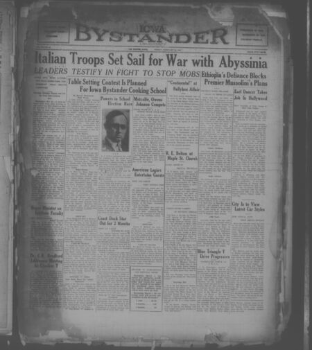 Iowa bystander. volume 41, number 36, February 22, 1935