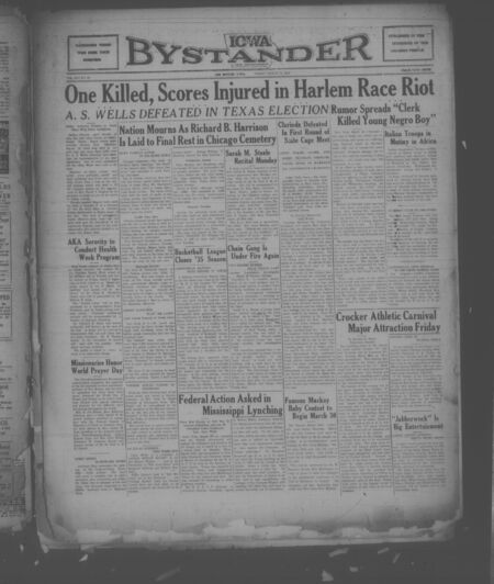Iowa bystander. volume 41, number 40, March 22, 1935