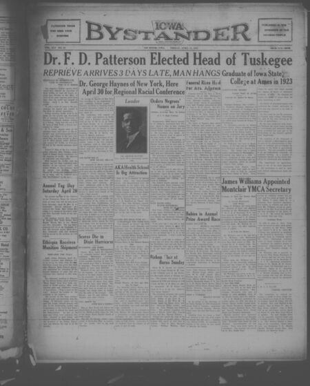 Iowa bystander. volume 41, number 43, April 12, 1935