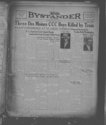 Iowa bystander. volume 42, number 2, June 21, 1935