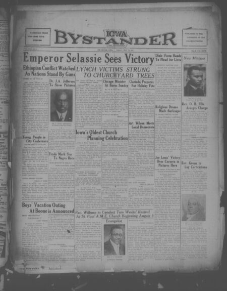 Iowa bystander. volume 42, number 6, July 19, 1935