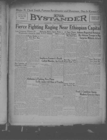 Iowa bystander. volume 42, number 18, October 11, 1935