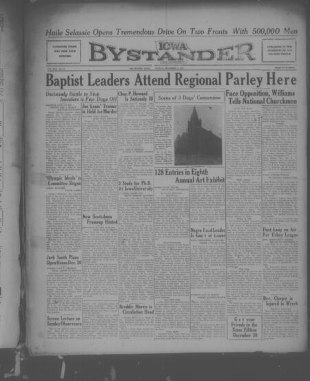 Iowa bystander. volume 42, number 26, December 06, 1935