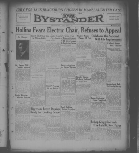Iowa bystander. volume 42, number 39, March 06, 1936