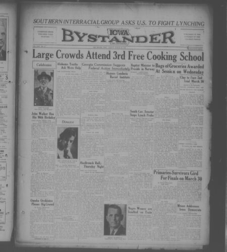 Iowa bystander. volume 42, number 41, March 20, 1936