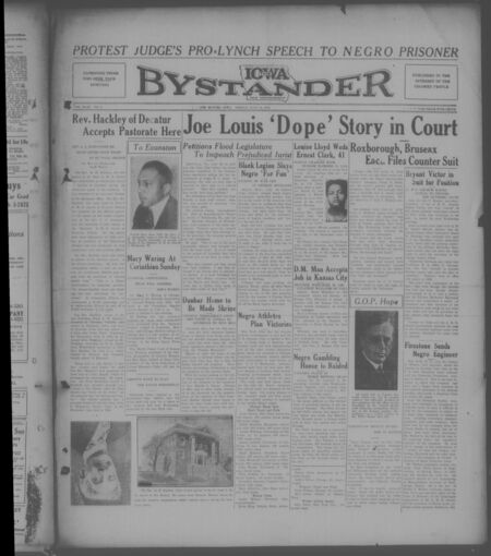 Iowa bystander. volume 43, number 6, July 24, 1936