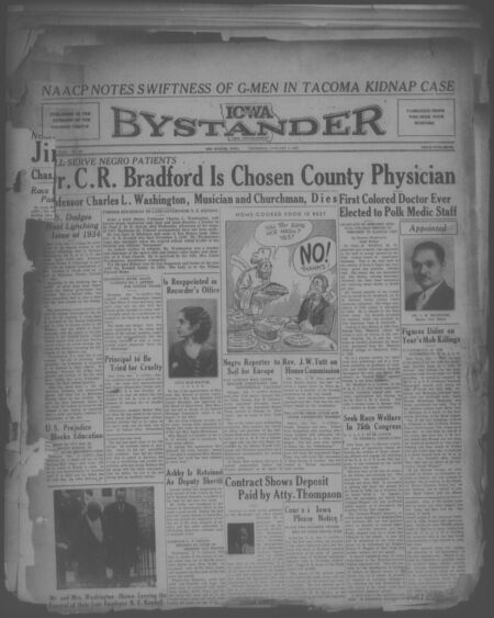 Iowa bystander. volume 43, number 30, January 07, 1937