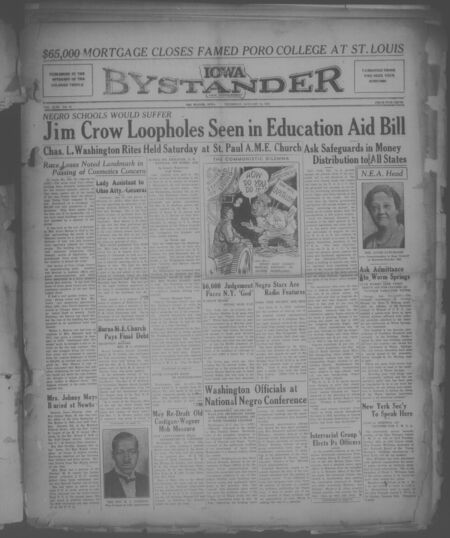Iowa bystander. volume 43, number 31, January 14, 1937