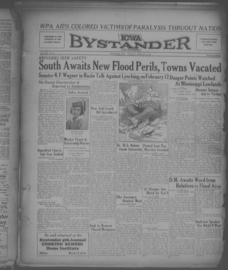 Iowa bystander. volume 43, number 33, February 04, 1937