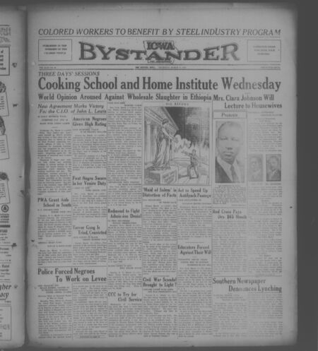 Iowa bystander. volume 43, number 38, March 11, 1937