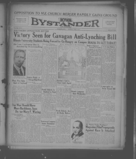 Iowa bystander. volume 43, number 43, April 15, 1937