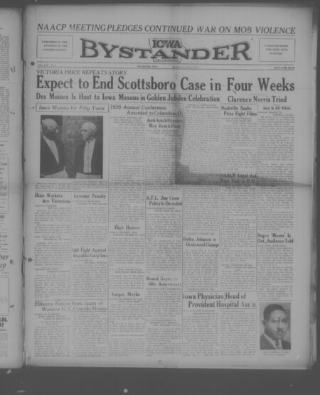 Iowa bystander. volume 44, number 4, July 15, 1937