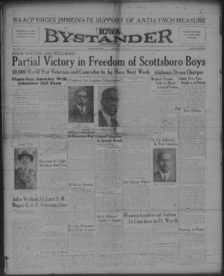 Iowa bystander. volume 44, number 6, July 29, 1937