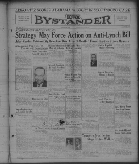 Iowa bystander. volume 44, number 7, August 05, 1937