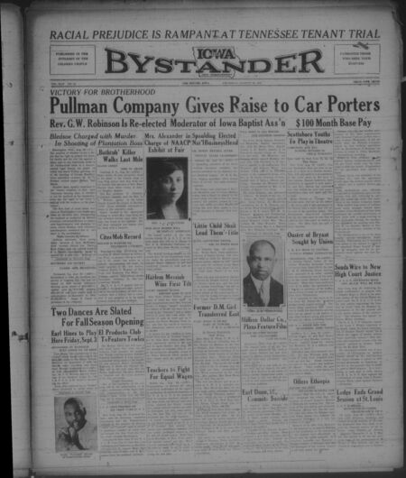 Iowa bystander. volume 44, number 10, August 26, 1937