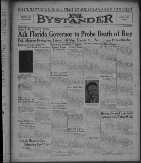 Iowa bystander. volume 44, number 12, September 09, 1937