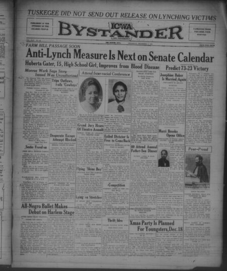 Iowa bystander. volume 44, number 24, December 02, 1937