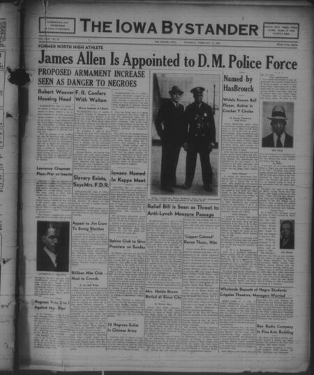 Iowa bystander. volume 44, number 35, February 17, 1938