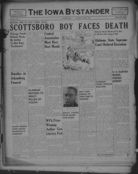 Iowa bystander. volume 45, number 1, June 23, 1938