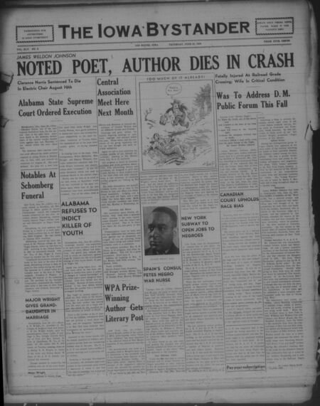 Iowa bystander. volume 45, number 2, June 30, 1938