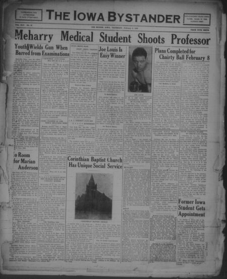 Iowa bystander. volume 45, number 27, February 02, 1939