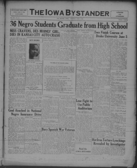 Iowa bystander. volume 45, number 50, June 08, 1939