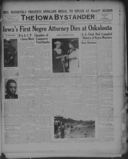 Iowa bystander. volume 46, number 02, July 06, 1939