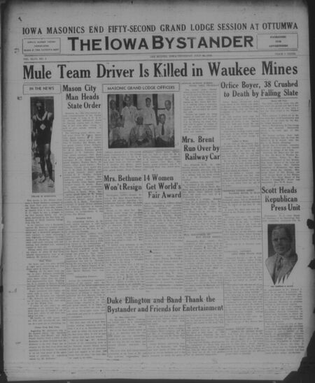 Iowa bystander. volume 46, number 04, July 20, 1939
