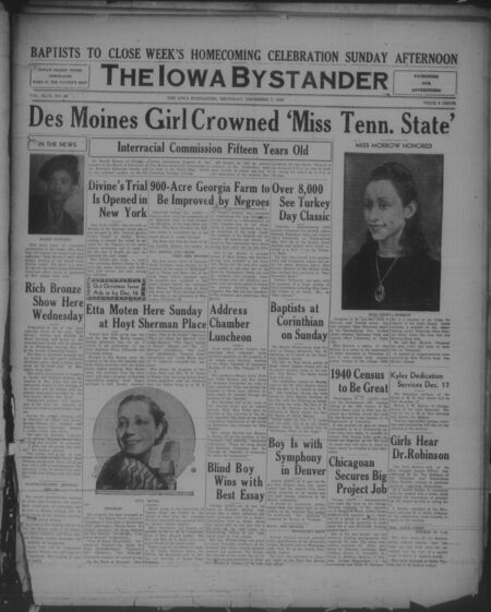 Iowa bystander. volume 46, number 24, December 07, 1939
