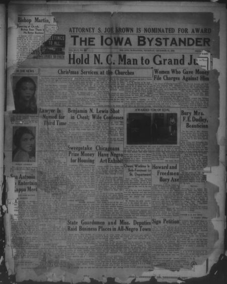 Iowa bystander. volume 46, number 26, December 21, 1939