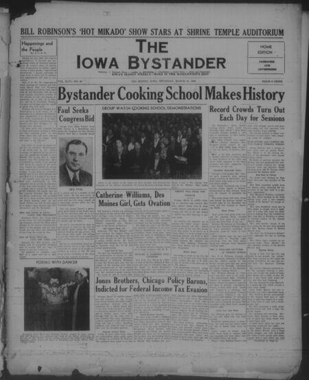 Iowa bystander. volume 46, number 38, March 14, 1940