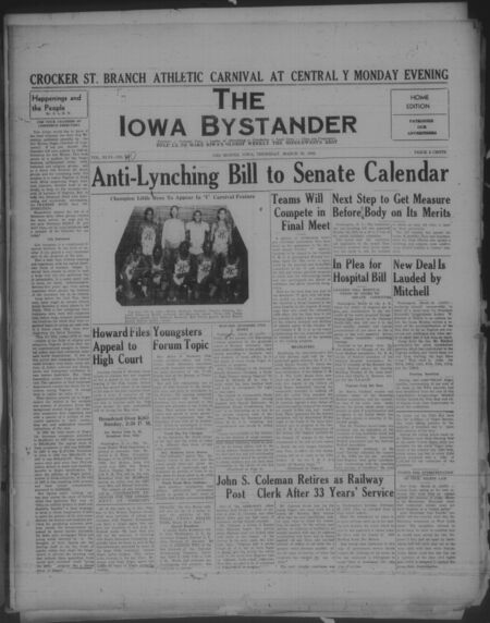 Iowa bystander. volume 46, number 40, March 28, 1940