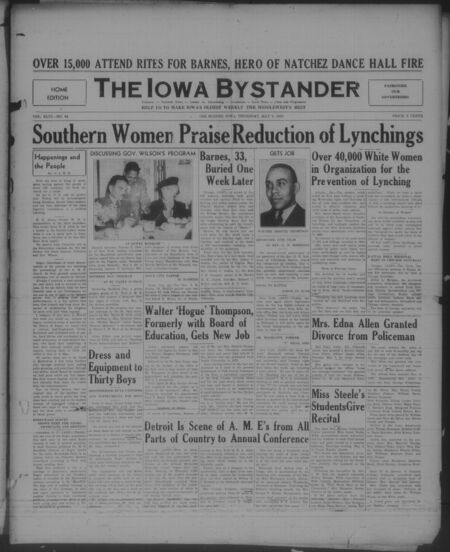 Iowa bystander. volume 46, number 46, May 09, 1940