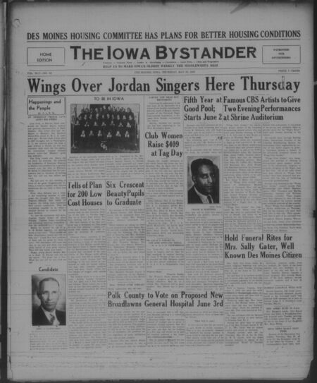 Iowa bystander. volume 45, number 48, May 23, 1940
