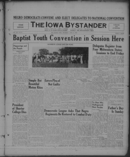 Iowa bystander. volume 45, number 51, June 13, 1940