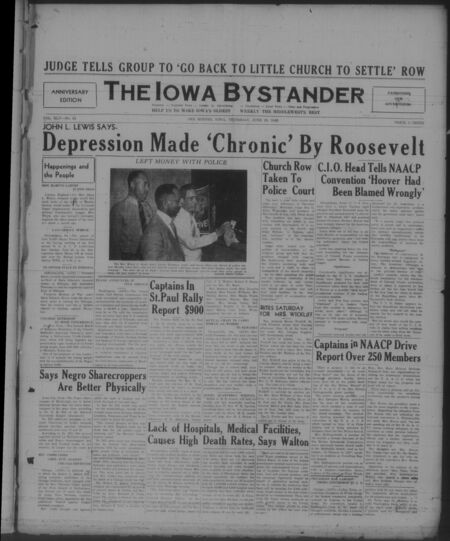 Iowa bystander. volume 45, number 52, June 20, 1940