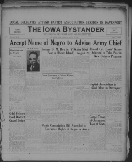 Iowa bystander. volume 46, number 08, August 15, 1940