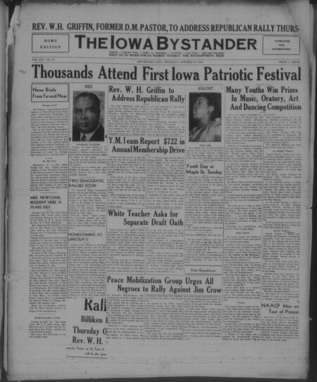 Iowa bystander. volume 45, number 18, October 24, 1940