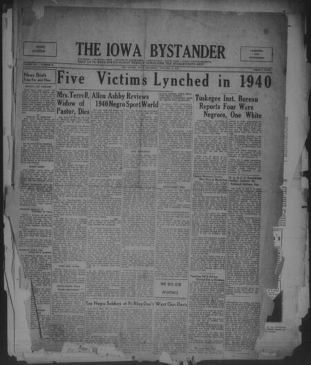 Iowa bystander. volume 45, number 28, January 02, 1941