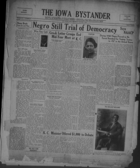 Iowa bystander. volume 45, number 29, January 09, 1941