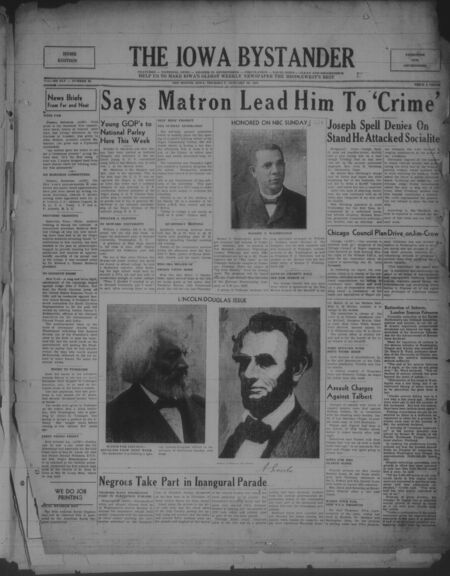Iowa bystander. volume 45, number 32, January 30, 1941