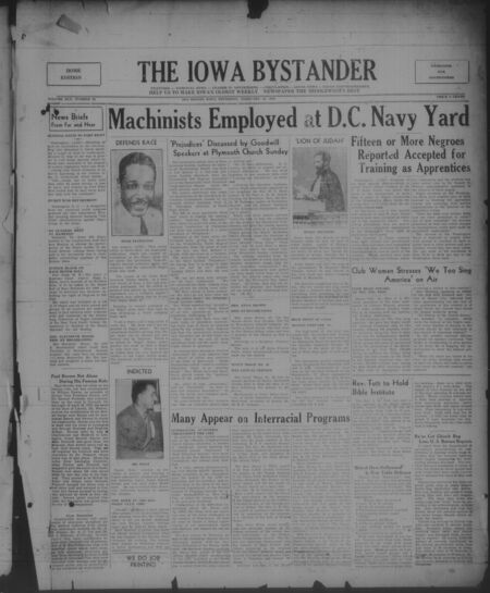 Iowa bystander. volume 45, number 34, February 13, 1941