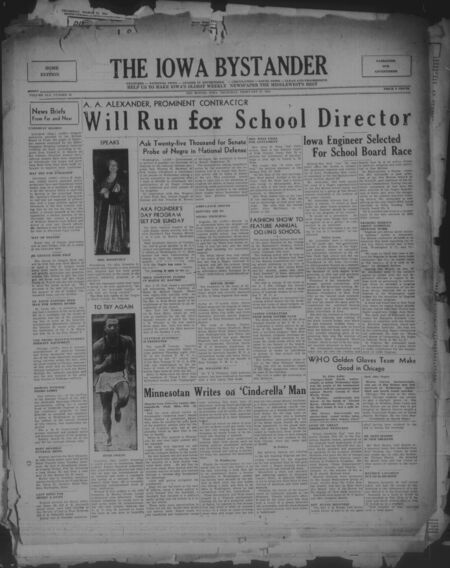 Iowa bystander. volume 45, number 36, February 27, 1941