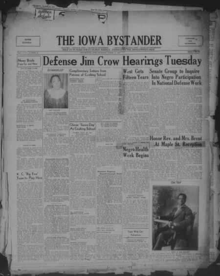 Iowa bystander. volume 45, number 40, March 27, 1941