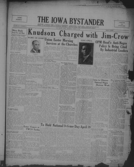 Iowa bystander. volume 45, number 42, April 10, 1941