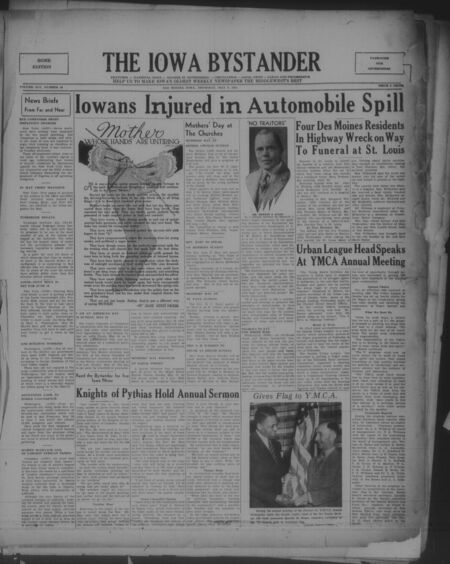 Iowa bystander. volume 45, number 46, May 08, 1941
