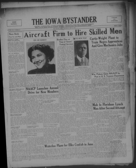 Iowa bystander. volume 45, number 47, May 15, 1941